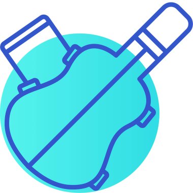 boya fırçası simgesi, vektör illüstrasyonu basit tasarım