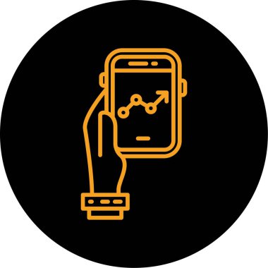 vektör akıllı saat illüstrasyonu