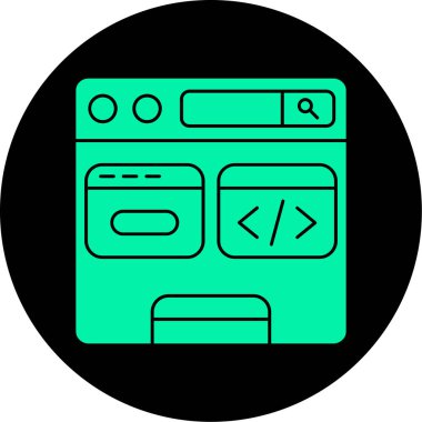 Modern b 'nin vektör illüstrasyonu eksik simgesi