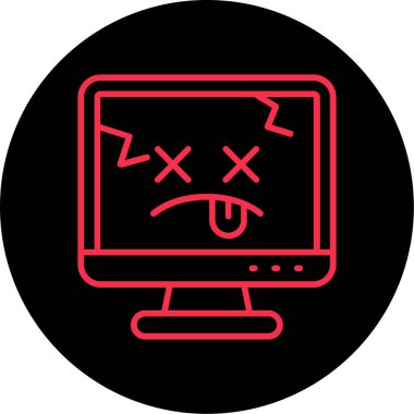 Hata simgesi vektör illüstrasyonu