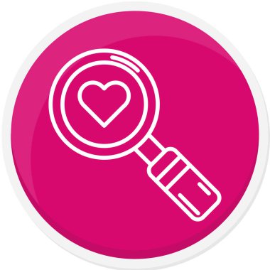 Aşk simgesinin vektör illüstrasyonu