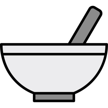 Mutfak aletleri. Web simgesi vektör illüstrasyonu