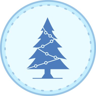 Ağaç. Web simgesi basit tasarım