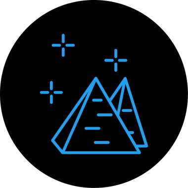 Modern bir simgenin vektör illüstrasyonu