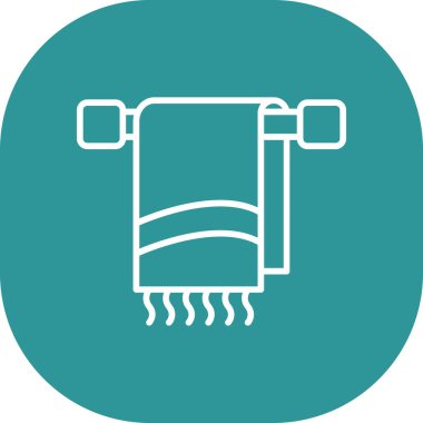 Su ısıtıcısı simgesi, vektör çizimi