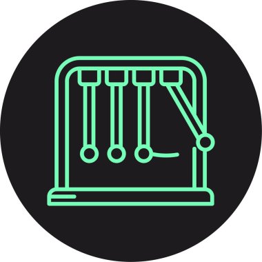 Benzersiz yazıcı makinesi vektör çizgisi simgesi