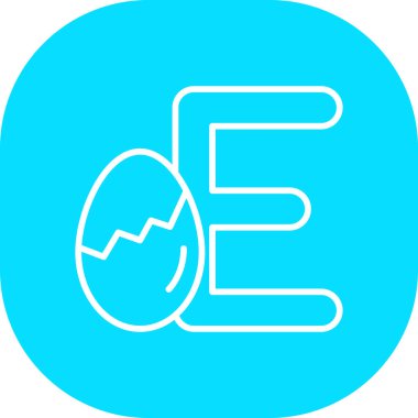 vektör Paskalya Yumurtası simgesi