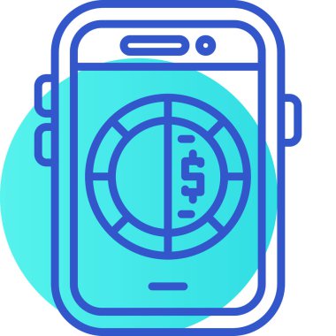 Cep telefonu. Basit resimleme