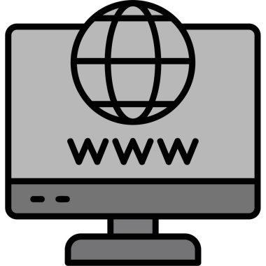 internet tarayıcı vektör simgesi