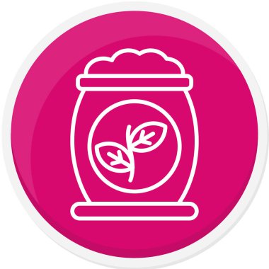 Kavanozun eşsiz vektör simgesi