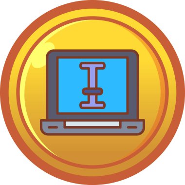 bilgisayar donanım simgesi, vektör illüstrasyonu