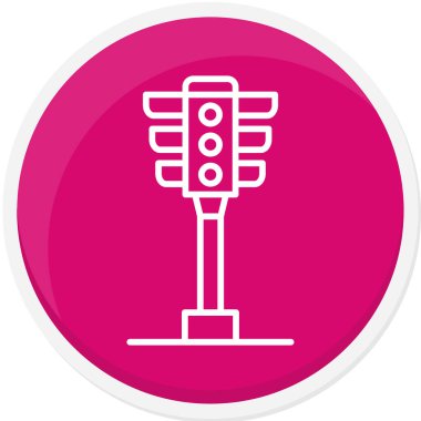 Bir b eksikliği simgesinin vektör çizimi