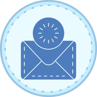 E-posta. Web simgesi basit illüstrasyon