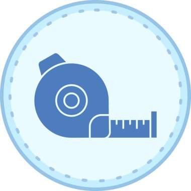 Ölç. Web simgesi basit illüstrasyon