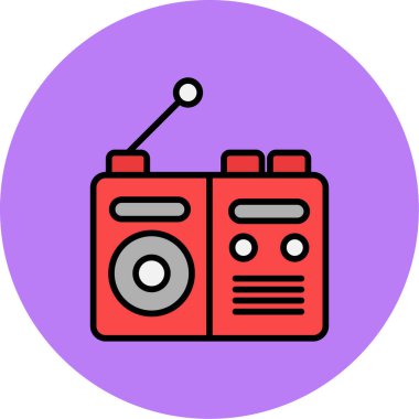 ses aygıtı simgesi, vektör illüstrasyonu