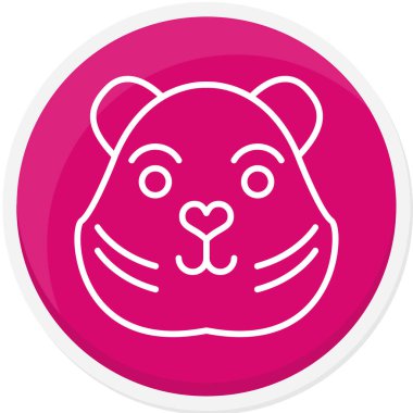 panda simgesi vektör illüstrasyonu