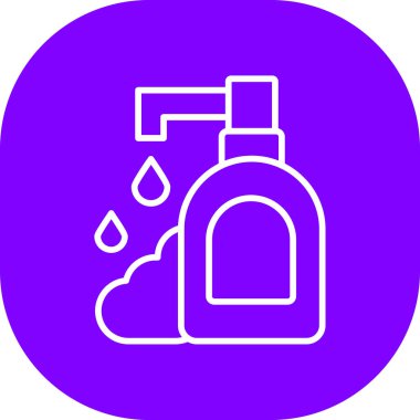 Şişe. Web simgesi basit illüstrasyon