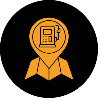 Bir hesap makinesi simgesinin vektör illüstrasyonu