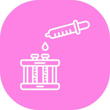 Şırınganın vektör çizimi