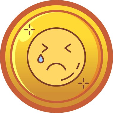 Para emojisi simgesi simgesi - özet biçimi