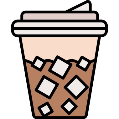 Kahve içeceğim. Basit resimleme