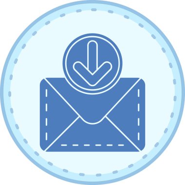 Posta simgesinin vektör illüstrasyonu