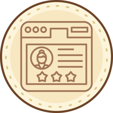 iş simgesi vektör illüstrasyonu