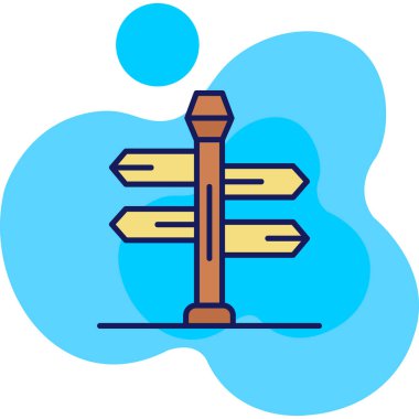 işaret iletisi web vektör illüstrasyonu