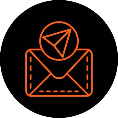 Vektör E- posta simgesi illüstrasyonu