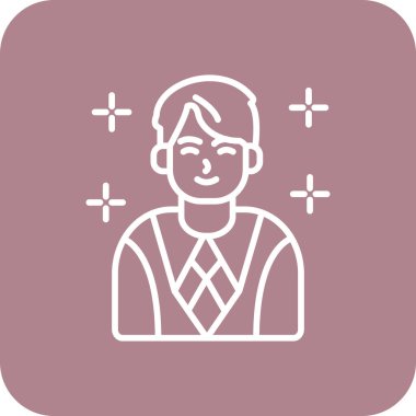 man simgesi vektör illüstrasyonu