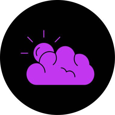 Kişisel ve ticari kullanım için vektör bulut simgesi.