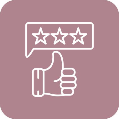 Beğeni simgesi, vektör illüstrasyonu