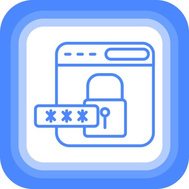 parola kilidi vektör illüstrasyonu