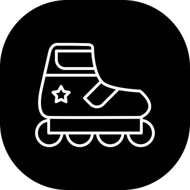 Paten simgesinin vektör illüstrasyonu