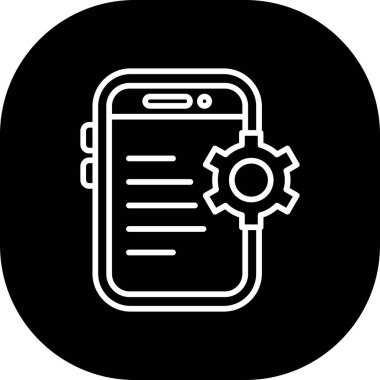 Cep telefonu ico 'nun vektör çizimi