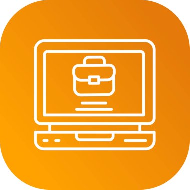 Dizüstü bilgisayar kutsal kişilerin resmi içinde trendy düz stil.