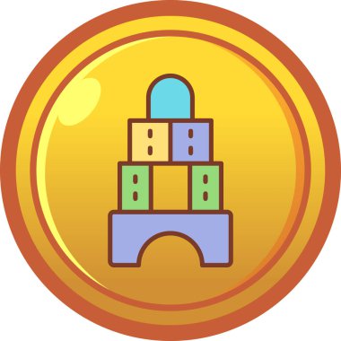 Çizgi film arkaplanının vektör çizimi