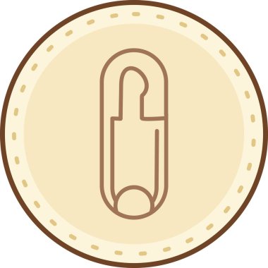 Bozuk para simgesinin vektör illüstrasyonu