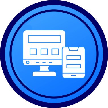 seo modern simgesinin vektör illüstrasyonu