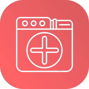 Mutfak fırınının vektör çizimi modern simge