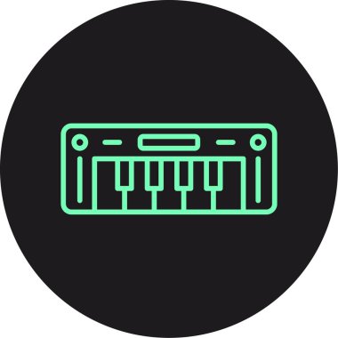 Synthesizer simge vektör çizim