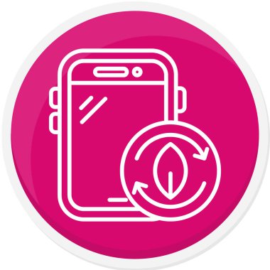 cep telefonu ikonu vektör illüstrasyonu