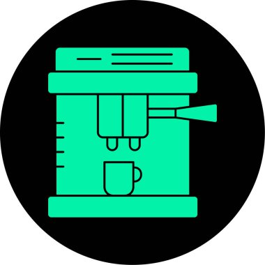 kahve fincanı ikonu vektör illüstrasyonu