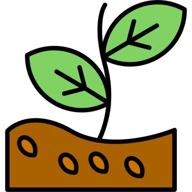 Ağaç. Web simgesi basit tasarım