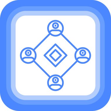 seo modern simgesinin vektör illüstrasyonu