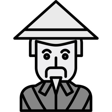 Japon kültür vektör simgesi