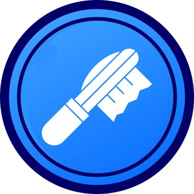 fırça. Web simgesi basit illüstrasyon