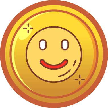 Mutlu yüzlü para.