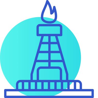 Mum simgesi vektör illüstrasyonu