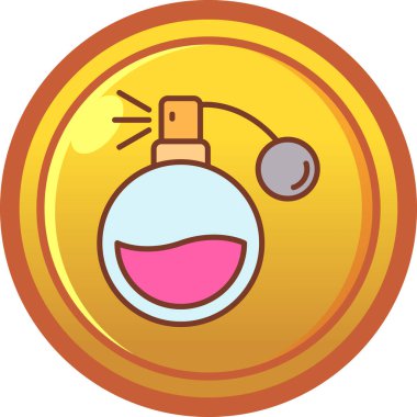 Madalya ikon vektör illüstrasyonu